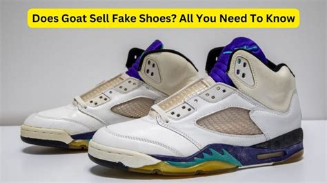 goat x fake shoes|how does goat authenticate shoes.